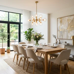 modern dining room
