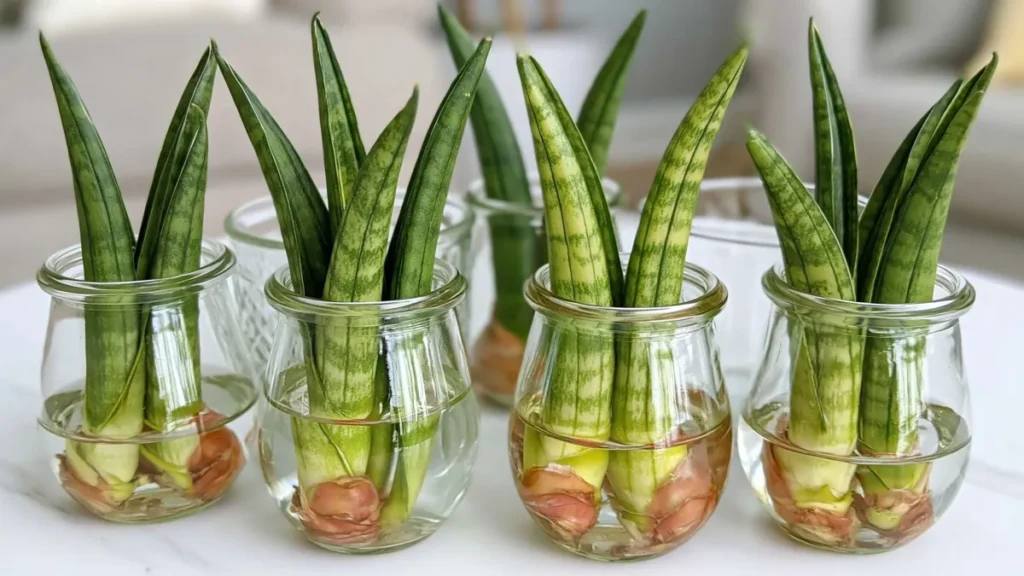 Snake Plant Vase and Jar Decor Ideas