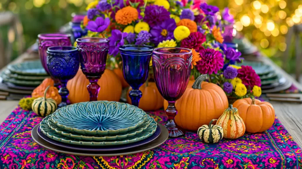 Bold Purple Fall Centerpiece Ideas for a Rich Seasonal Table 5 Bold Purple Fall Centerpiece Ideas